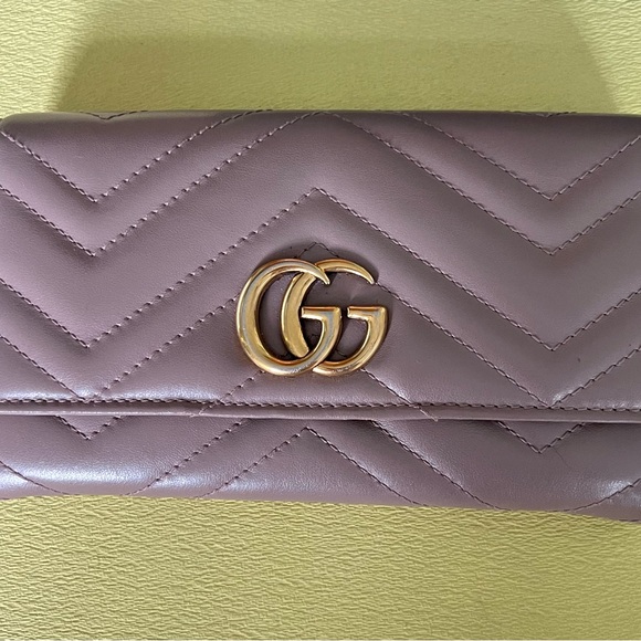 Gucci Marmont Continental Pink Wallet. - Picture 3 of 6